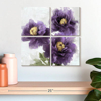 Harnek mauve en fleurs I