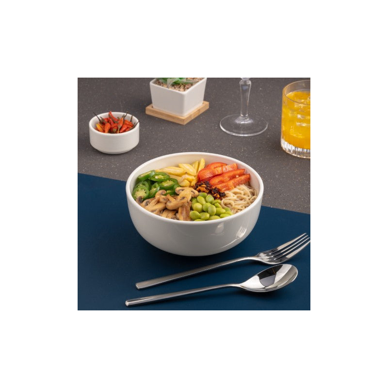 Bol empilable en porcelaine | Ivoire | 6,2 po