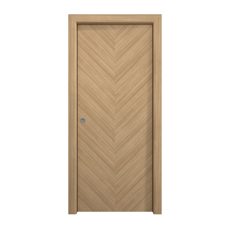 Porte coulissante à poche | Ego 5005 | Ensemble de quincaillerie de rail | Portes intérieures modernes en bois massif pour chambre à coucher