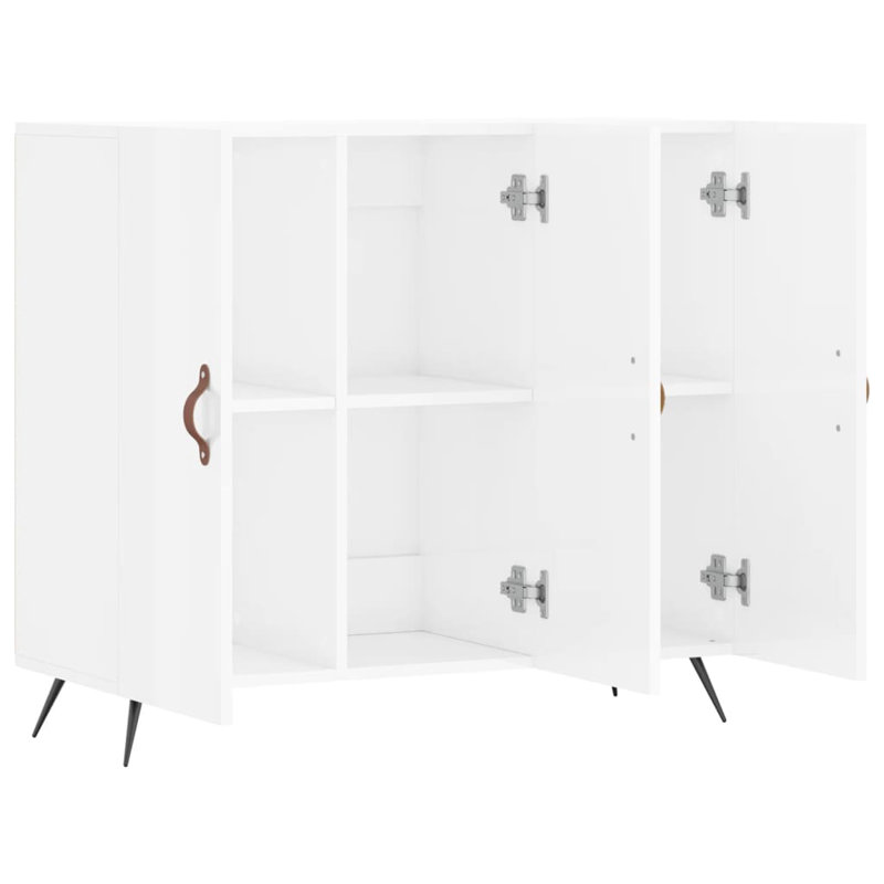 Colvell 90cm Sideboard, High Gloss White