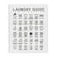 Guide de nettoyage Minimal Laundry Guide-1191346378-1191346382