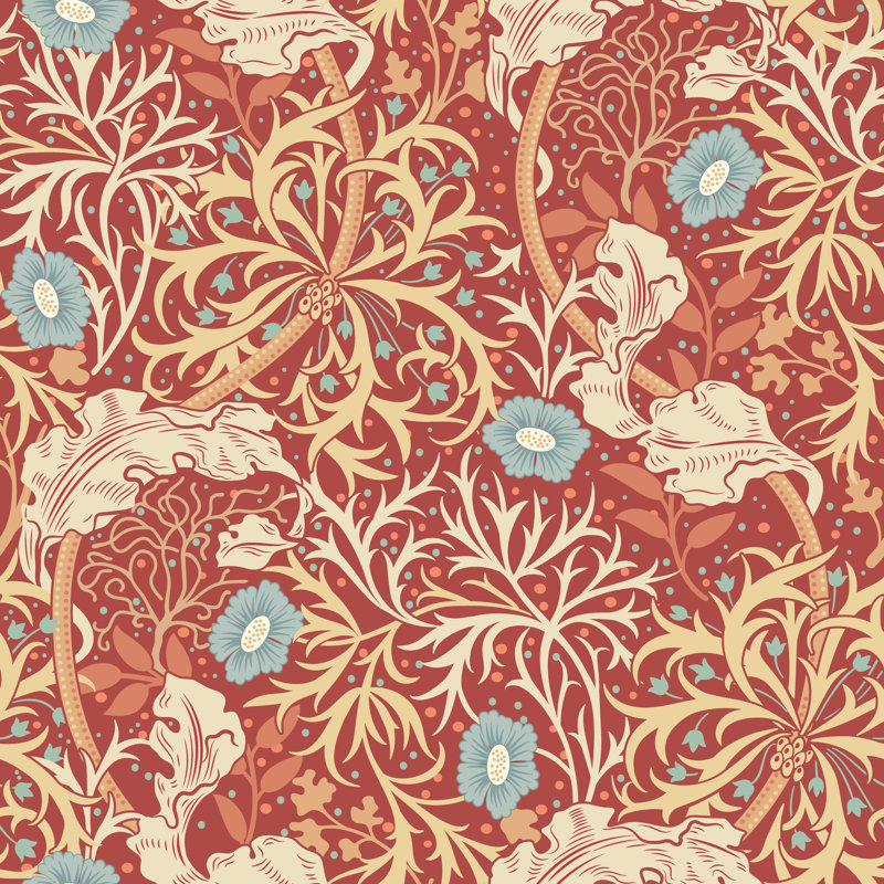 Padstow 10m x 50cm Wallpaper Roll, Spice