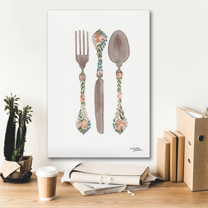 «Epic Graffiti» par Michele Norman, art floral sur toile 18 po x 26 po