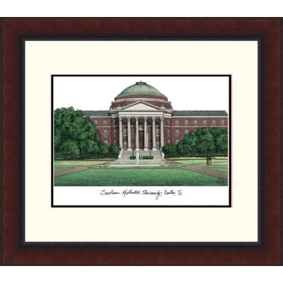 Cadre photo en alumnus de lithographie legacy ncaa methodist mustangs