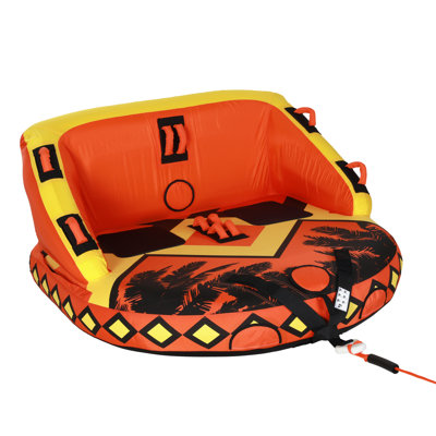 Towable Tube For Boating 1-2 Riders Inflatable Boating Tubes Towable Water Sport