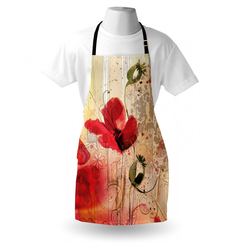 Tablier à fleurs