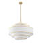 Aasim 30" 7-Light Dimmable Tiered Drum Chandelier-982949232