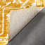 Dazzle Gold/White Disa Vintage Medallion Soft Rug-47446003