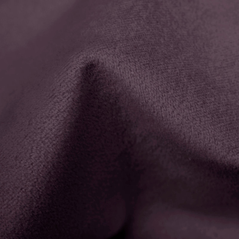 Viveros Upholstered Barrel Chair, Classic Aubergine Velvet