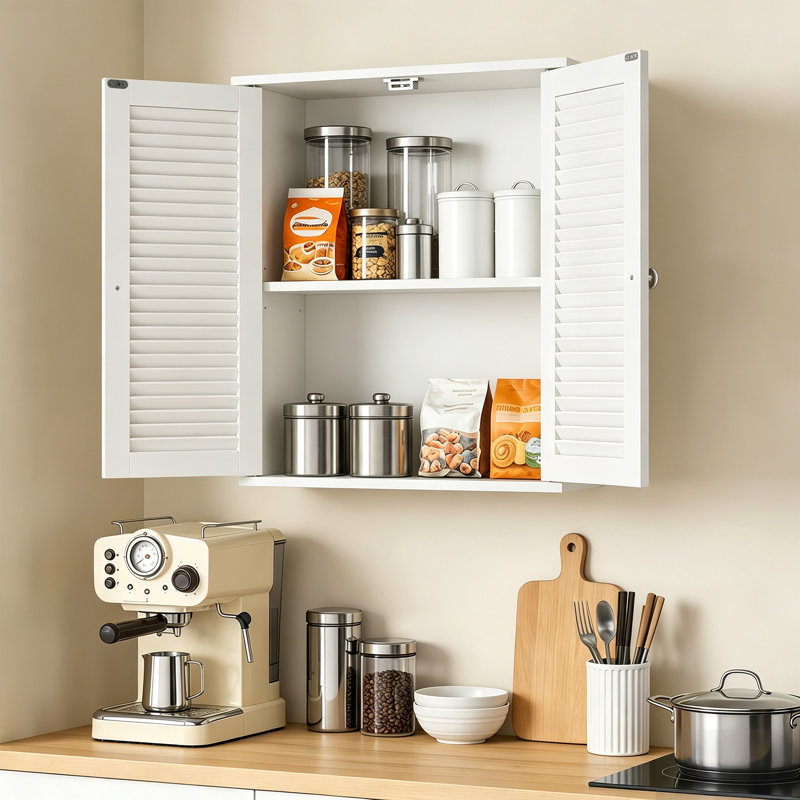 Freestanding Bathroom Cabinet, White