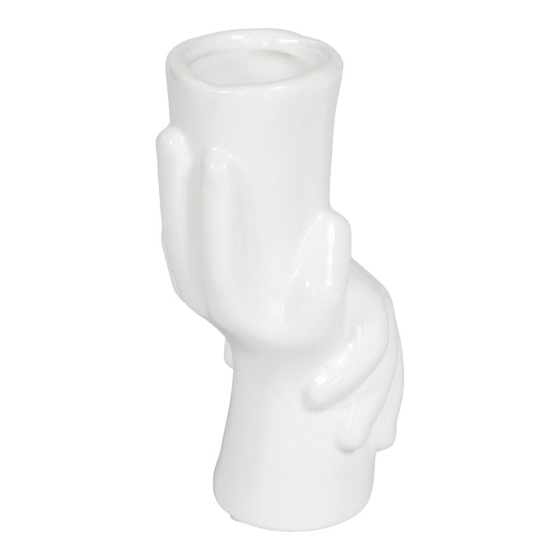 Allia Decorative Jar 1, 17cm H x 10cm W x 9cm D