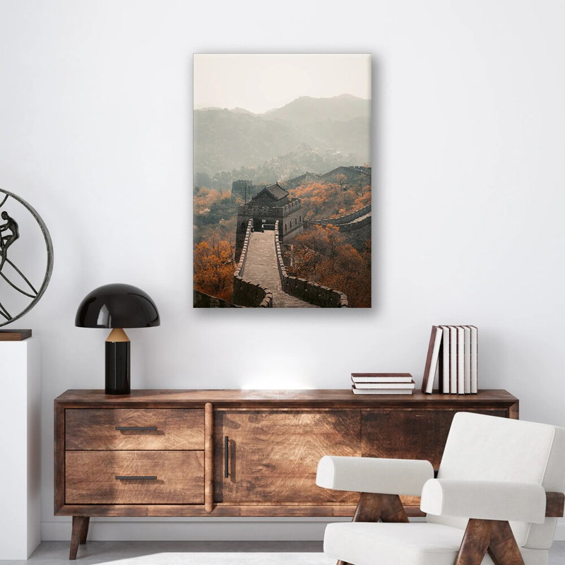 «The Great Wall Print», art mural «Landmark China», affiche sur toile de paysage mural historique - Œuvre de merveille du monde antique - voyage en Asie, décoration - patrimoine mural, reproduction d'art - décoration d'art moderne.