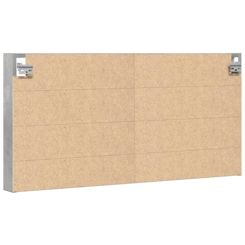 Annerieke Floating Shelf, 50cm H x 100cm W x 8.5cm, Concrete Grey
