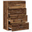 Sideboard With Drawer 60 X 31 X 84 Cm Engineered Wood-281229289