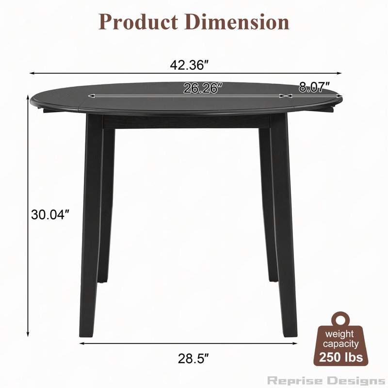 Table de salle à manger extensible
