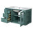 Sophisticated Wall-Mounted Bathroom Vanity With Ceramic Sink And Ample Storage