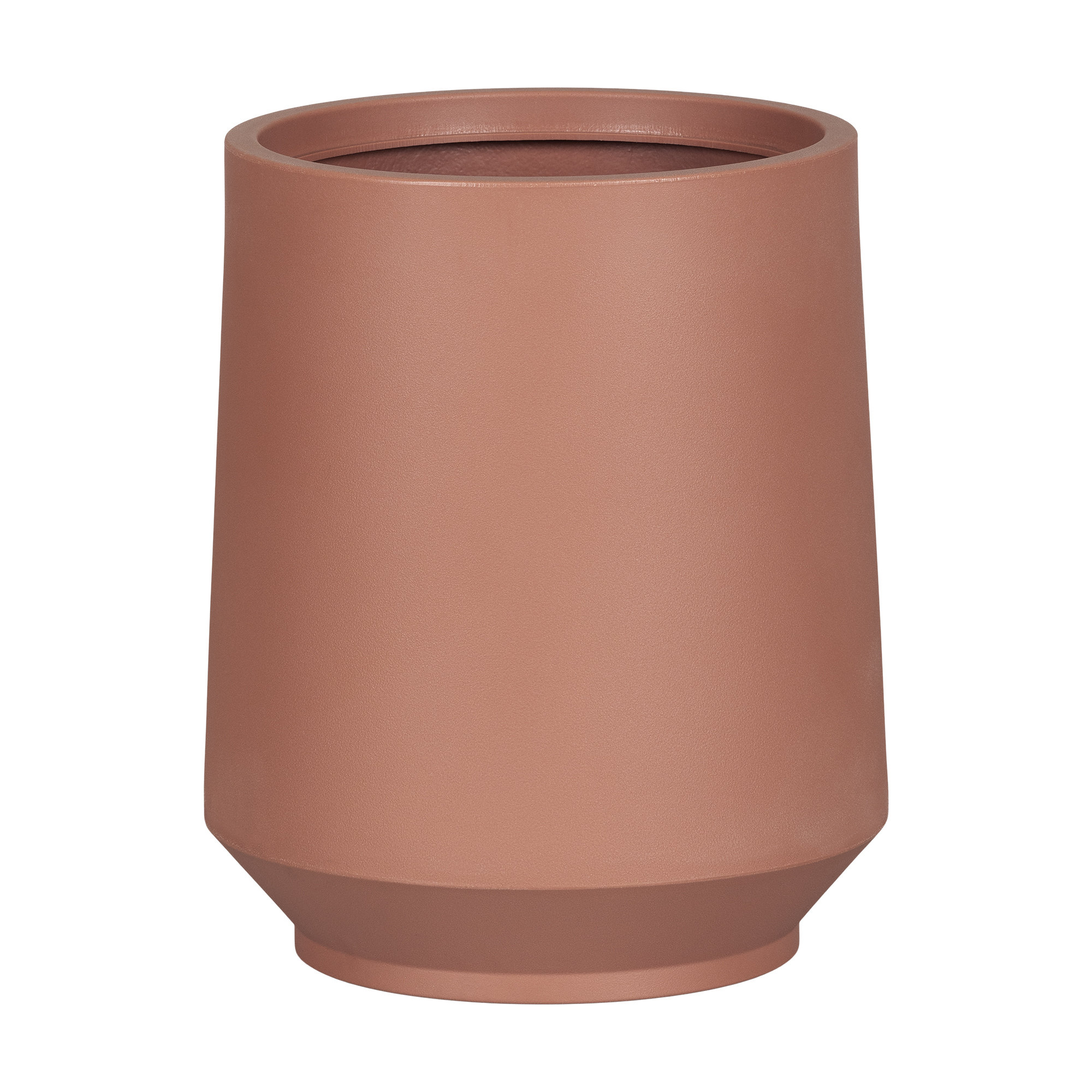 Dalya Pot Planter, 19.5" H x 16.25" W x 16.25" D, Orange