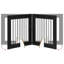  Dog Gate With Stands Engineered Wood Fence Pet Containment Living Room-437322946-437322939