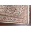 Tapis ivoire noué à la main de conception unique 4 pi 9 po x 7 pi 6 po