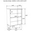 Ensemble de chambre avec grand lit 5 pièces Lincoln en bois massif avec éclairage DEL et finition bicolore naturelle-134756676