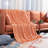 Acrylic Knitted Throw Blanket, Lightweight and Soft with Tassels, Wave - NTBAY-246417041