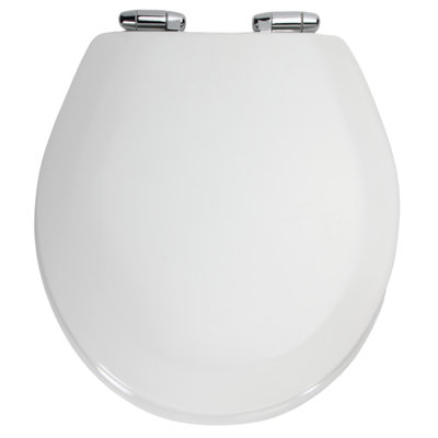 Dalton Round Toilet Seat In White
