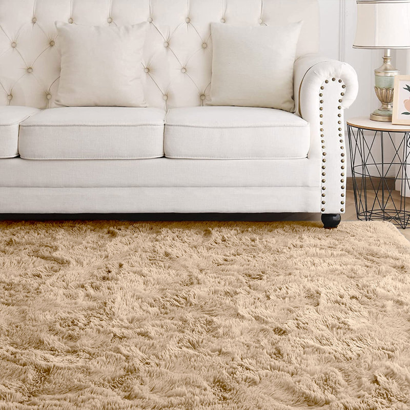 Ainikki Soft Fluffy Living Room/Bedroom Shaggy Area Rugs, Rectangle 60  x 110cm