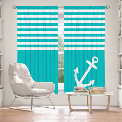 Paire de rideaux obscurcissant en polyester Azzo