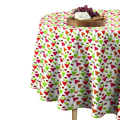 Checo Geometric Round Tablecloth