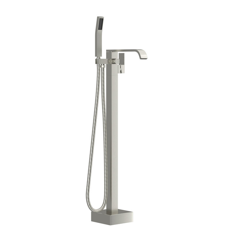 Robinet de baignoire autoportant moderne à ° ° rotatif en laiton pour une expérience de salle de bain luxueuse