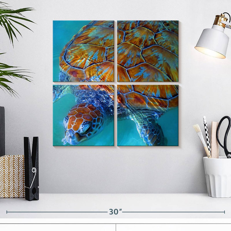 Tortue de mer Brampt Cayman, H 18 po x l 18 po