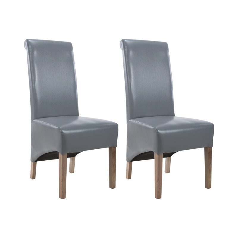 Boylston 116.8cm H Upholstered Side Chair, Grey