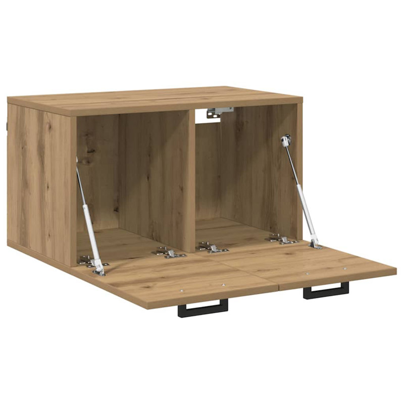 vidaXL Wall-Mounted Cabinet Wall-mounted Engineered Wood Storage Indoor Modern, Artisan Oak