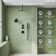 Thermostatic Shower Faucet 12" High-Pressure Dual Showerheads with Rough-In Valve