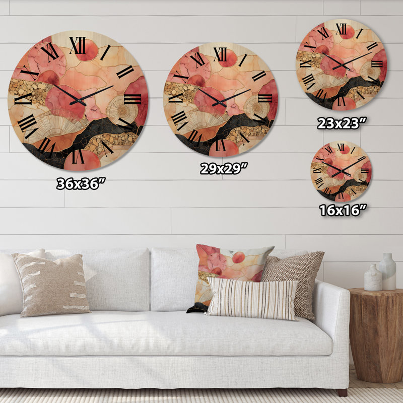 Horloge murale Escape To Serenity, Moyenne
