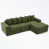 Mélange de polyester vert