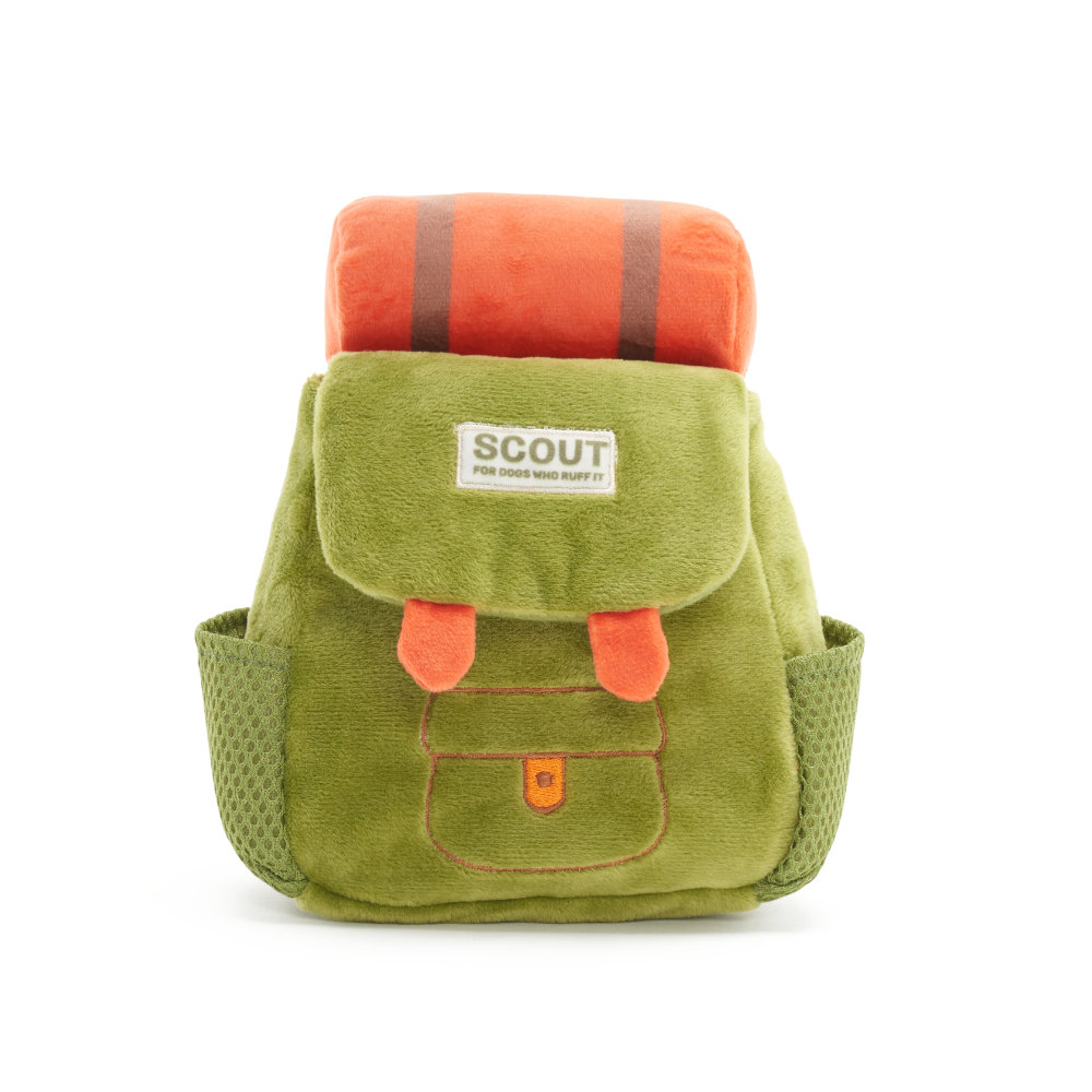 Bark Rowdy Ruckus Rucksack Dog Toy