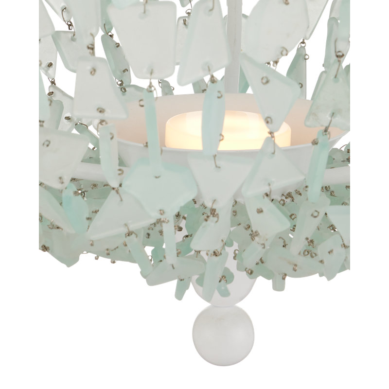 Thalassa 1 - Light Seaglass/Sugar White Pendant