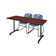 Kobe Mobile T-Base Training Table, 2 Zeng Stack Chairs