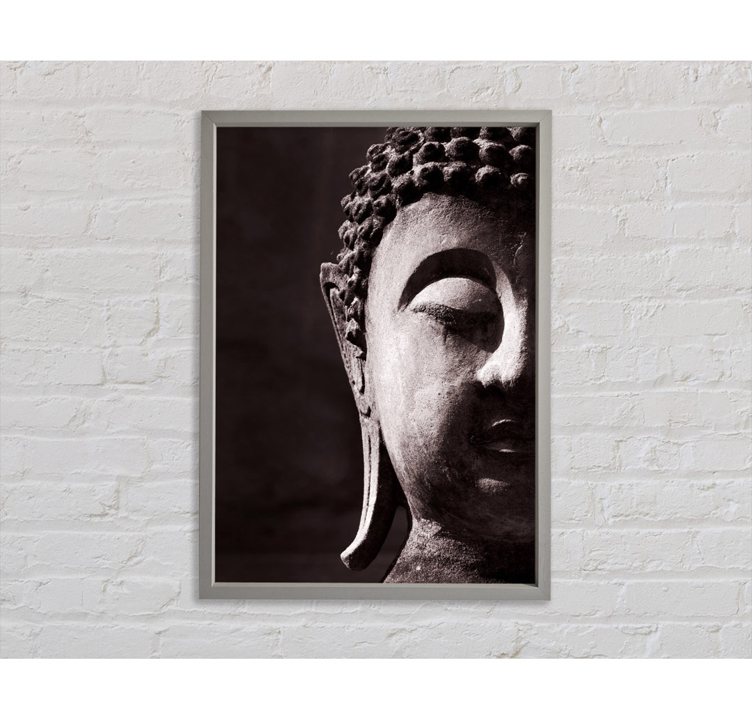 Buddha 4 - Einzelne Bilderrahmen Kunstdrucke auf Leinwand