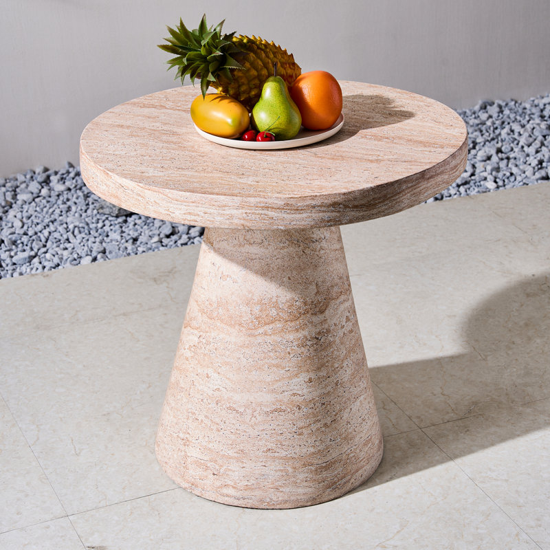 Table d'appoint ronde pour l'extérieur