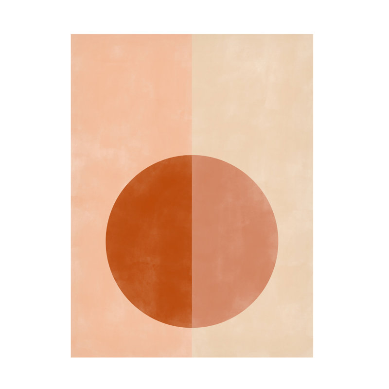 Œuvre d'art sur toile bolologia Elena Ristova Aspectratioterracotta38, H 18 po x l 24 po