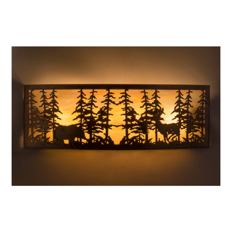 Jahson Steel Flush Mounted Sconce