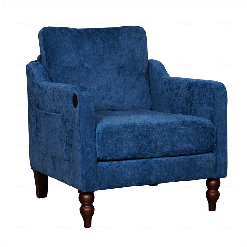 Fauteuil en chenille Accent