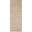 Tapis beige en polyester tissé à la machine Vernard-586649002