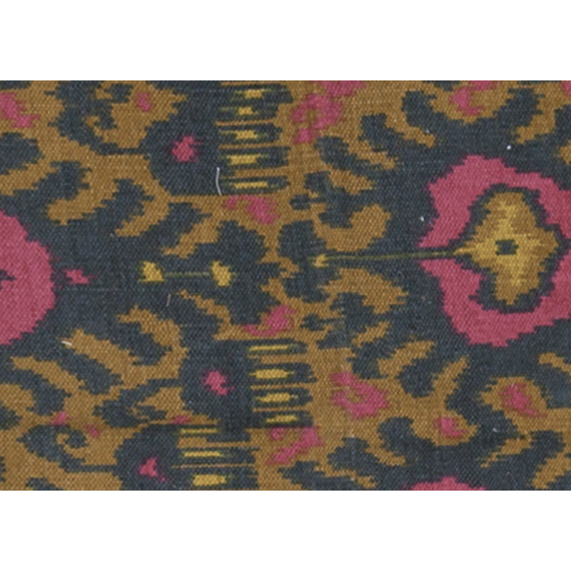 Flatweave Wool Ikat Area Rug in Multi