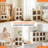 One-layer Stackable Plastic Storage Bins,with Lids and Doors and Wheels-891960543