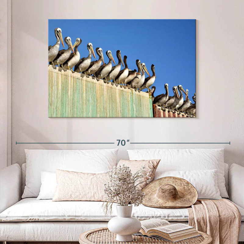 Brampt Pelican Party, 32" H x 48" W