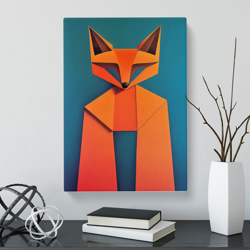 CAN-V0523-1577X Mr Fox Abstract Vol.3 - Wrapped Canvas Print, 60cm H x 40cm W x 3cm D