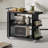 Mobile sideboard storage rack